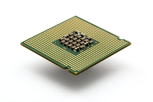 Closeup of a PC processor