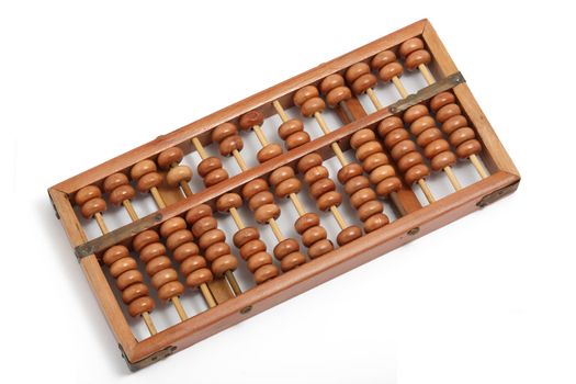 A close up of vintage abacus