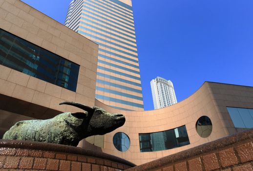 Bull - symbol of Hong Kong stock market