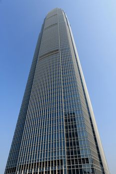 Architecture IFC building, in Hong Kong