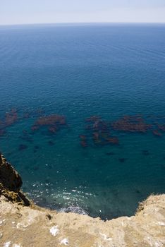 Reef seen from the top of the mountain