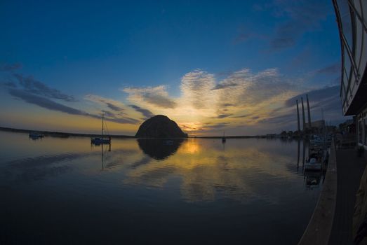 Sunset in Morro Bay