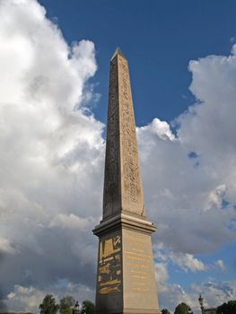 Paris - the obelisk in Concorde Square
