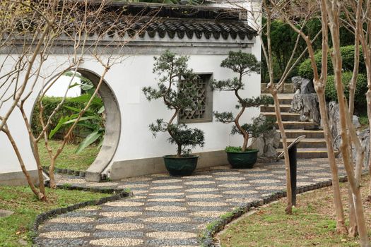 path in chinese garden