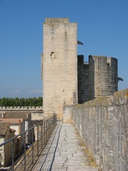 ramparts of the provence city of Aigues-Mortes