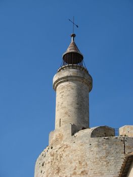 The tower of Constance in provence city of Aigues-Mortes