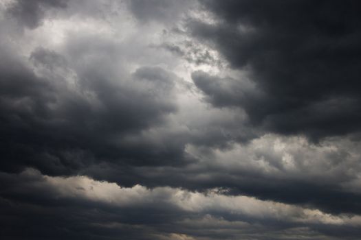 Ominous abstract storm clouds.