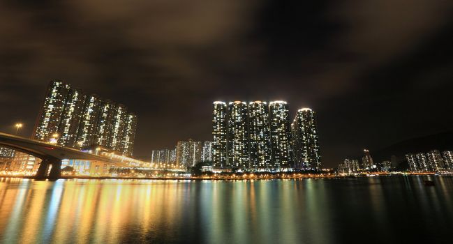 Hong Kong at night