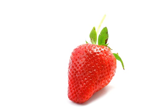 strawberry on white background