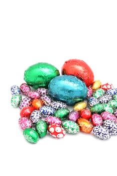 Colorful easter eggs