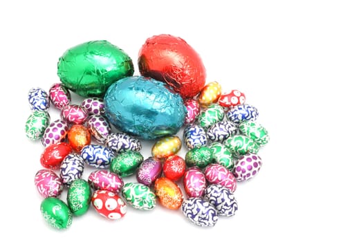 Colorful easter eggs