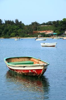 boat on lake