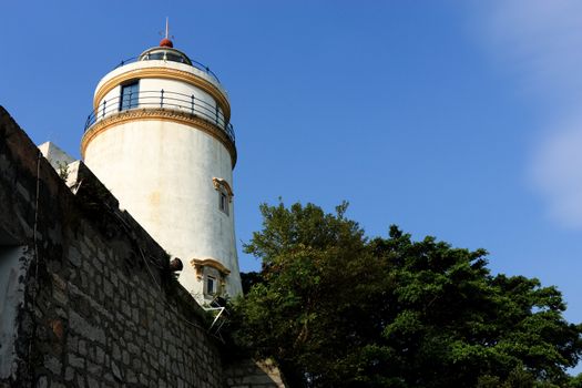 an old light house in macau