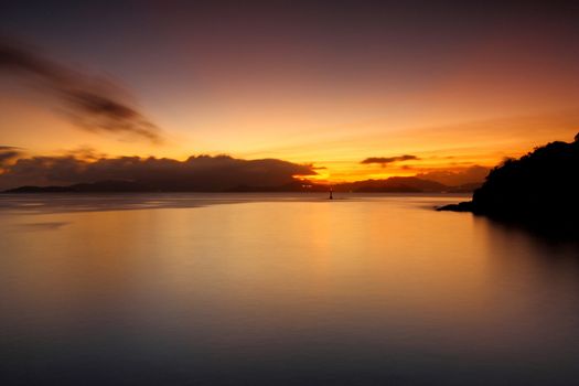 Sunset , photographed in Hong Kong Lamma Island