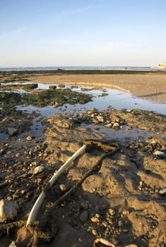 A view from Margate  beach in the late afternoon