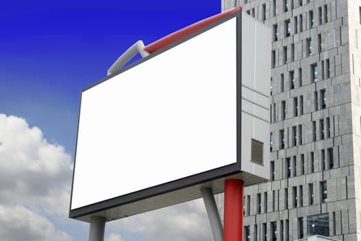 A blank billboard ready for your advertisement