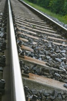 A picture of rails.