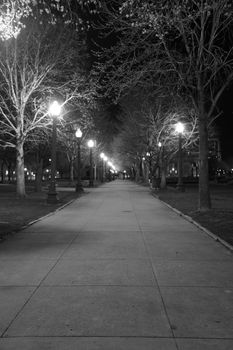 City Park Sidewalk