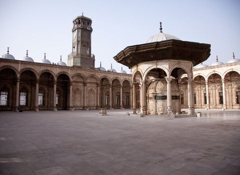 Cairo Egypt mosque and religious buildings in the Citadel