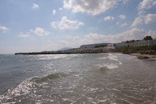 view on Beach, Crete, Greece