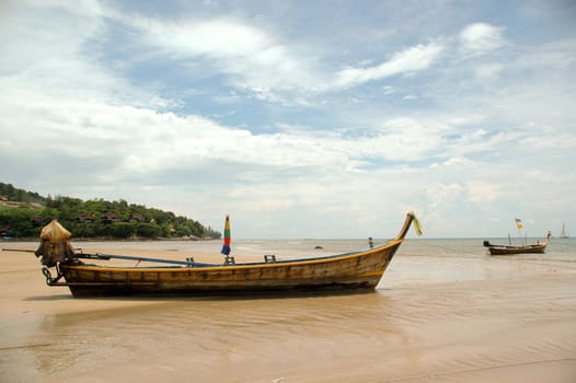 Boats at a beach in Thailand