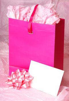 A nice present all in pink with a card left blank for your own copyspace.