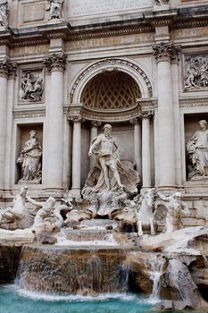 Trevi Fountain in Rome, Italy 