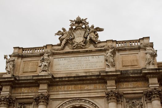 Trevi Fountain in Rome, Italy 