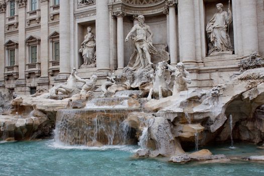 Trevi Fountain in Rome, Italy 