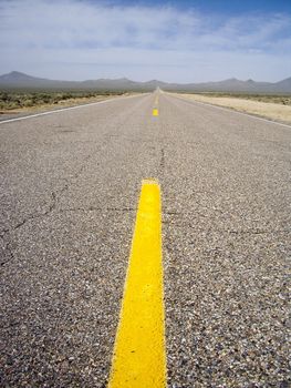 Deserted Extraterrestrial Highway Nevada USA