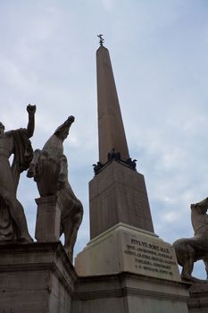 Monument in the ancient italian capital, rome, Italy 