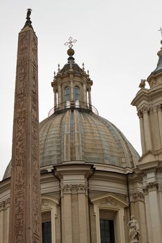 Piazza Navona Cathedral in Rome, Italy 