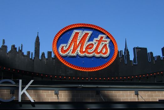 Classic New York Mets logo carried over to Citi Field from Shea Stadium