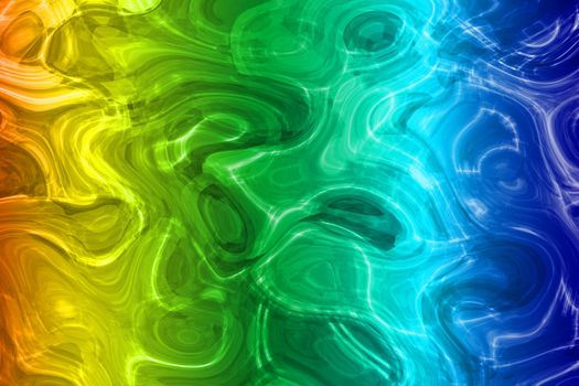 Alien Soothing Liquid Metal Water Abstract Background