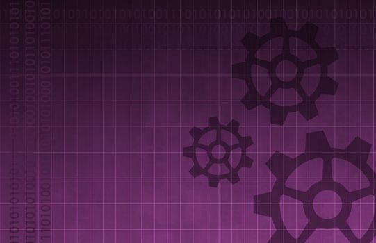 Mechanical Background Art Data Design Abstract