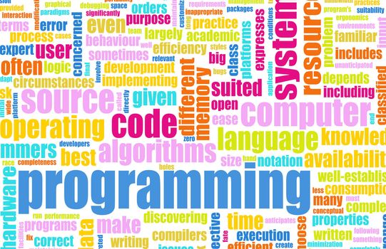 Computer Programming Code Concept as a Abstract