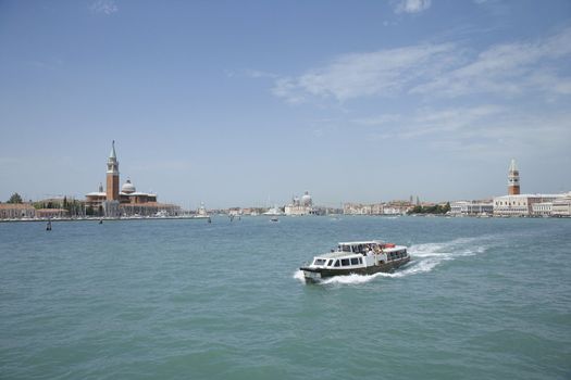 Cruise boat in Venice, Italy.