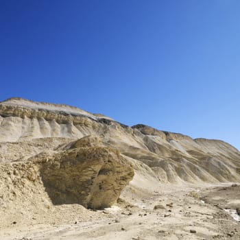 Land formation in Death Valley National Park.