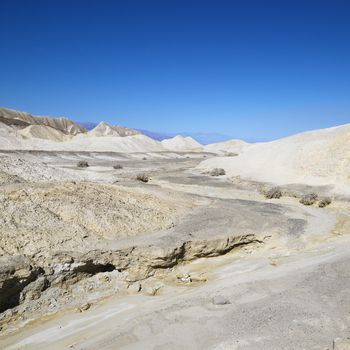 Barren landscape in Death Valley National Park.