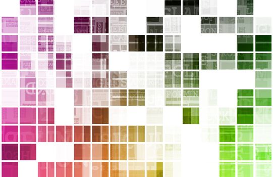 A Technology Industry Network As a Wallpaper