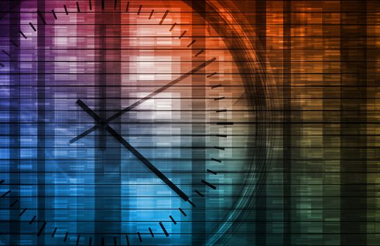 Business Management of Time and Schedule Concept