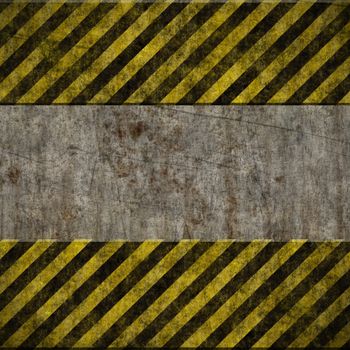 great grungy hazard sign wall background image