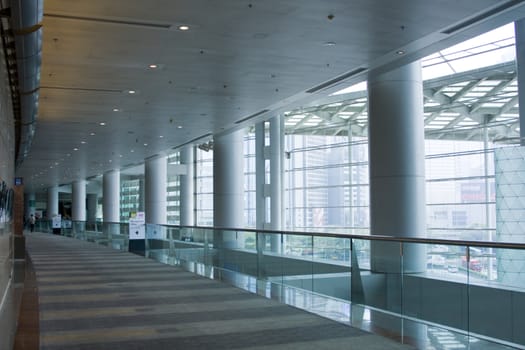 It is a wide shot of Hong Kong modern building