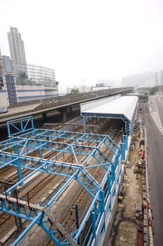 It is a site for railway in hong kong
