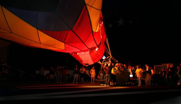 Annual balloon festival in Santa Paula, California. July 2008