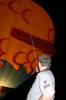 Annual balloon festival in Santa Paula, California. July 2008