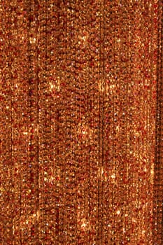 A abstract rust crystal bead background or texture.
