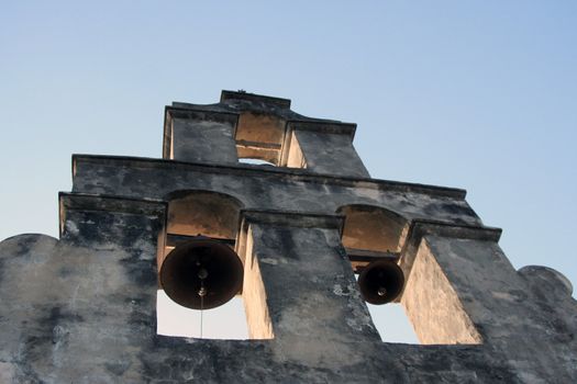 On of the several historic missions of the San Antonio National Heritage Park in Texas