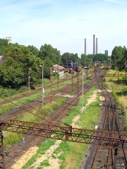 Industrial landscape in Silesia