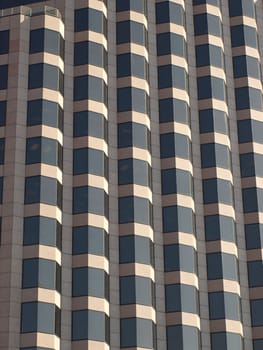 A brown glass and brick office building in North Carolina